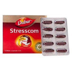 Dabur Stresscom Capsules (120 caps) Ashwagandha Withania Somnifera Extract