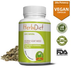 Horny Goat Weed 20% Icariin Extract 500mg Capsules