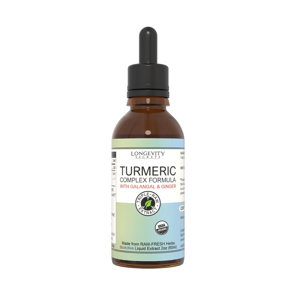 Turmeric Complex: Inflammation Support – Made from Raw-Fresh-Organic Herbs
