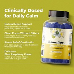 Kannaflow Kanna Gummies 25mg Sceletium Tortuosum – Mood, Focus & Calm – 60 count