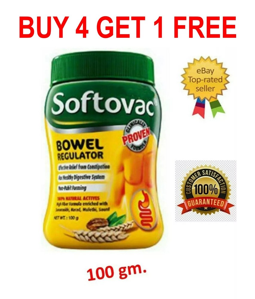 Softovac Bowel Regulator 100g (3.5oz) Constipation Digestive System