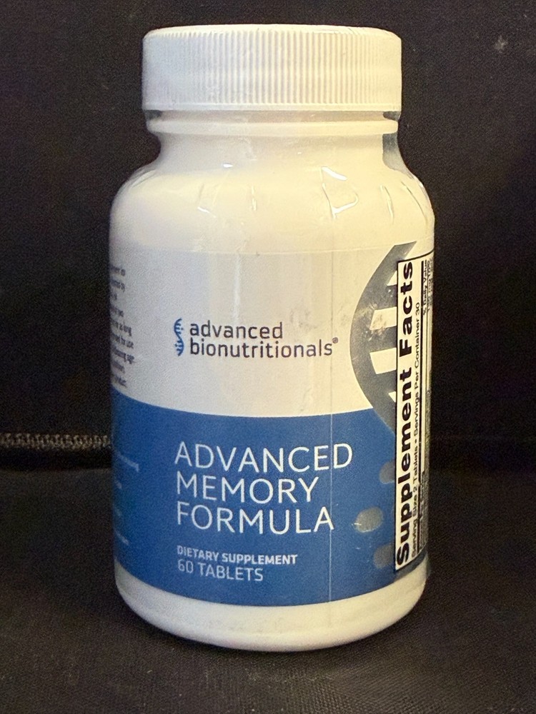 60ct Advanced Bionutritionals Advanced Memory Formula Neurofactor Ginkgo Biloba
