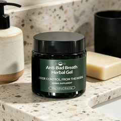 Anti-Bad Breath Herbal Gel Supplement, Odor Control from The Inside 120g