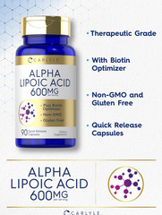 NEW Pastillas De Acido Alfa Lipoico Ayuda Con La Neuropatia Diabetica