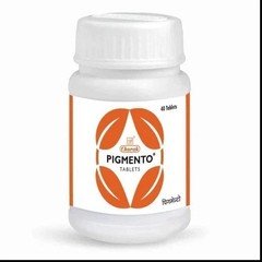 Pack of 2 X Charak Pigmento 40 Tablets Vitiligo Promotes Melanin Skin Health