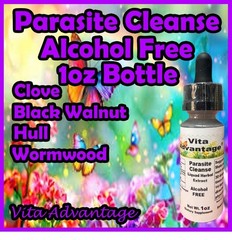 Parasite Cleanse Tincture/Extract-Wormwood, Black Walnut Hull, Clove 1oz