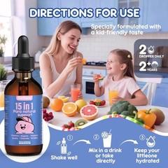 Kids & Adults Parasite & Candida Cleanse Liquid Detox 2oz, Berry Flavor