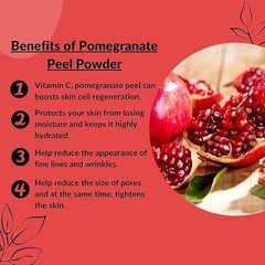 Organic Pomegranate Peel Extract Powder Original Indian Herb Fresh Stock Natural