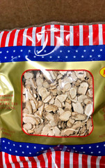 2x8Oz/Bag High-Quality American Ginseng Root Slice 美国威州花旗参片半野生花旗参片西洋参片(8oz x 2)
