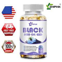 Black Seed Oil Capsules – 100% Pure Organic COLD PRESSED Cumin Nigella Sativa