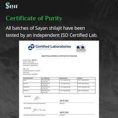 Pure Shilajit Resin 25 G Golden Grade Altai Mountains Russia
