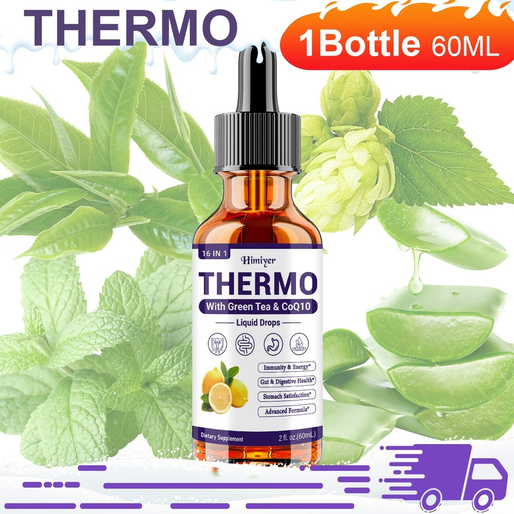 Himiyer Thermo Liquid Drops Green Tea CoQ10 Gut Support 60ML