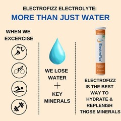 ElectroFizz Rehydration Instant Energy Booster Orange Flavour 20 Tablet Each
