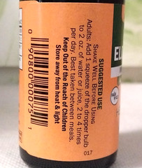 HERB PHARM Organic Black Elderberry Alcohol Free 1 fl oz – Exp 12/2028