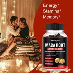 MACA ROOT 4000 MG capsules ( lepidum mayenil ) 4000 mg organic vitamins
