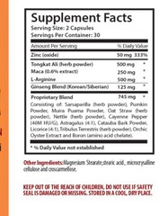 Enlarger Enhancer Stamina – GET HARD 2170mg – 1 Bottle 60 Capsules