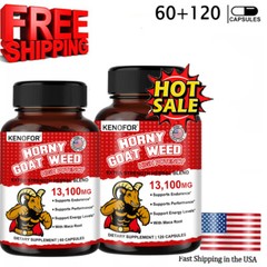 60+120 Capsules | Boost Your Endurance Energy with Horny Goat