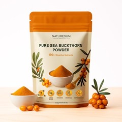 100% Organic Sea Buckthorn Berry Powder For Glowing Skin Immunity, Gut – 100g