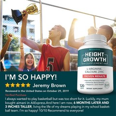 Height Growth Capsules,GROWTH TALLER,NATURAL HEIGHTENING