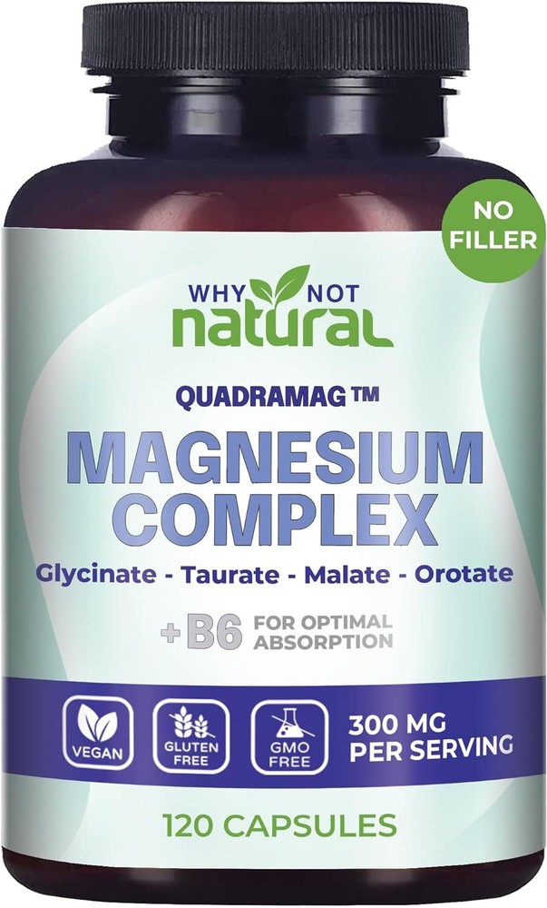 Magnesium Complex GlycinateTaurateMalateOrotate Vitamin B6 All Natural