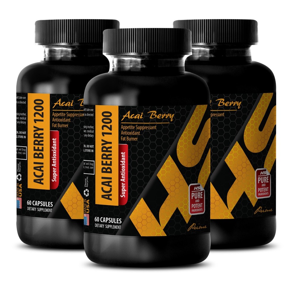 Healthy heart blend – ACAI BERRY SUPPLEMENT – energy support 3Bot 180Cap