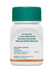 Himalaya Ashwagandha General Wellness 60 Tab Stress Relief Mind & Body PACK OF 2