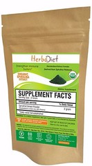 USDA Organic SPIRULINA Powder Green Algae Chlorophyll Non GMO Non Irradiated