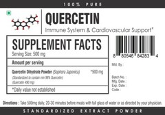 Quercetin 98% Extract Powder High Strength Cardiovascular Health Blood Pressure