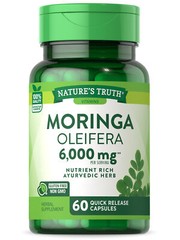 Moringa Capsules 6000mg | 60 Count | Leaf Extract | Non-GMO | by Nature’s Truth