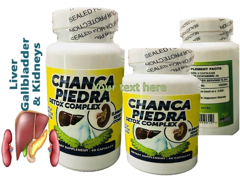 2 BOTTLES Chanca Piedra free BULK HERB organic natural potent QUEBRA PEDRA caps