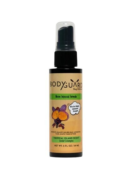 BODY GUARD ORGANIC ALL NATURAL BUGSPRAY With NEEM OIL THE KEY ACTIVE INGREDIENT