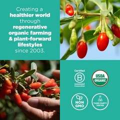 Navitas Organics Goji Berries – For Smoothies, 8 Ounce (Pack of 1), No Color
