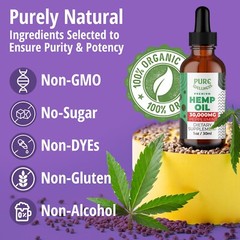 Strong Hemp Oil (5-Pack) Made In USA | Sleep, Pain, Relax, Wellness, Works Fast