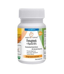 Fenugreek Extract + Piperine 95% for libido Testosterone Weight Loss stamina