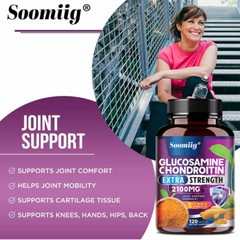 Triple Strength 1500 mg Glucosamine Chondroitin&MSM Joint Support Immune Support