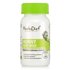 Horny Goat Weed 20% Icariin Epimedium Extract 300mg Capsules – 60 count- 1 Month