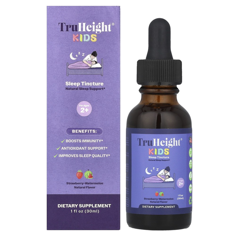 Kids Sleep Tincture, For Ages 2+, Strawberry-Watermelon, 1 fl oz (30 ml)