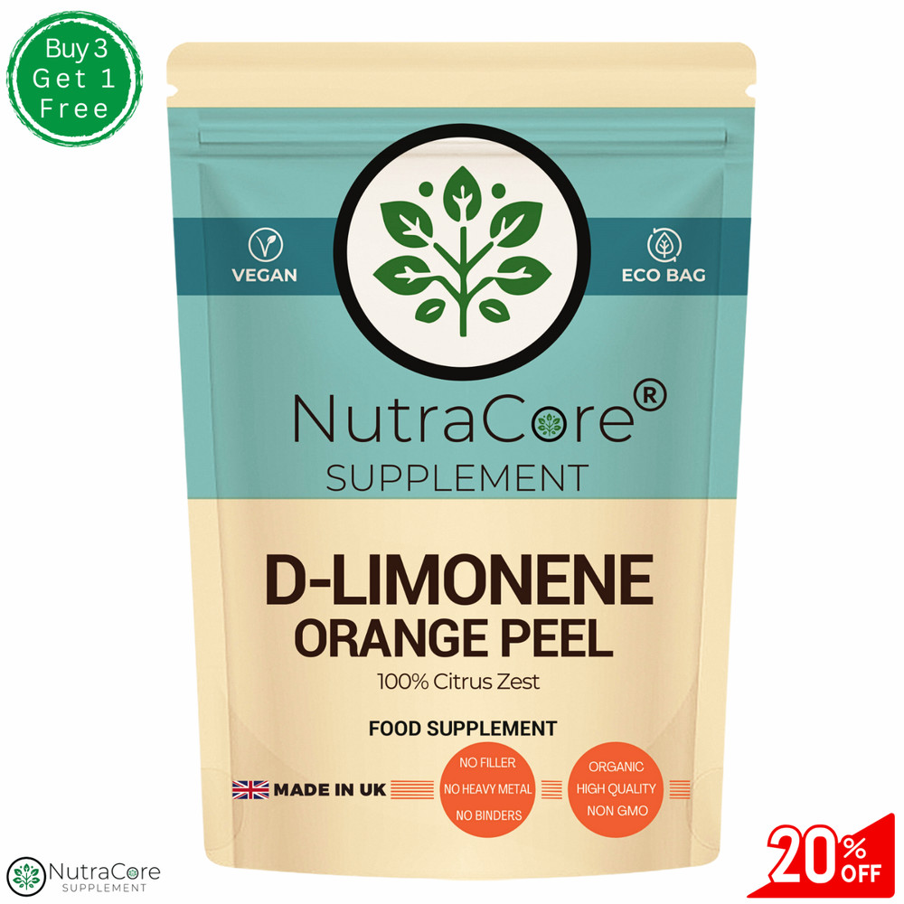 D-Limonene Capsules 550mg-(100% Citrus Zest)-Cholesterol , 100% Natural-90Caps