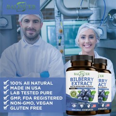 Bilberry Extract 1200mg 30 To 120 Capsules Eye Vision Health HEALTHY BLOOD SUGAR