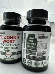 Exp 12/26 BEST GOOD MOOD ST. JOHN’S WORT EXTRACT Pure Ingredients 2 Bott 60 Each