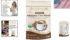 Authentic Ayurvedic Masala Chai Powder | Unsweetened & Caffeine-Free – 4oz