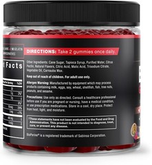 Force Factor Black Maca Gummies, Black Maca Root to Enhance Vitality in Men