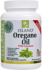 Oregano Oil Capsules 90-ct Organic Super-Strength Liquid-Filled Grown in Spain