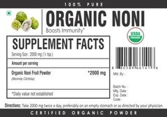 USDA Organic Noni Fruit Powder Morinda Citrifolia Antioxidant Energy Booster