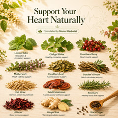 HEART TEA – with Reishi Mushroom lowers blood pressure & heart palpitations