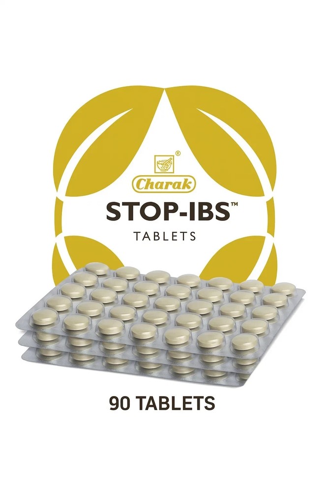 Stop‑IBS Ayurvedic Tablet – 90 Tabs (3×30) for Digestive Health & Comfort