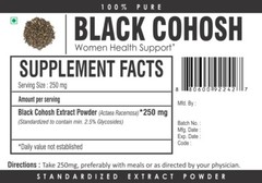 Black Cohosh Extract Powder PURE Women Health Menopause Relief PMS Support