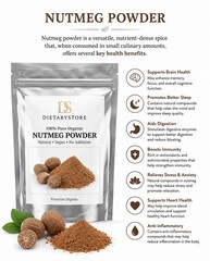 Nutmeg Powder Pure Natural Fine Ground Spice Herbal Premium Quality 100%Pure