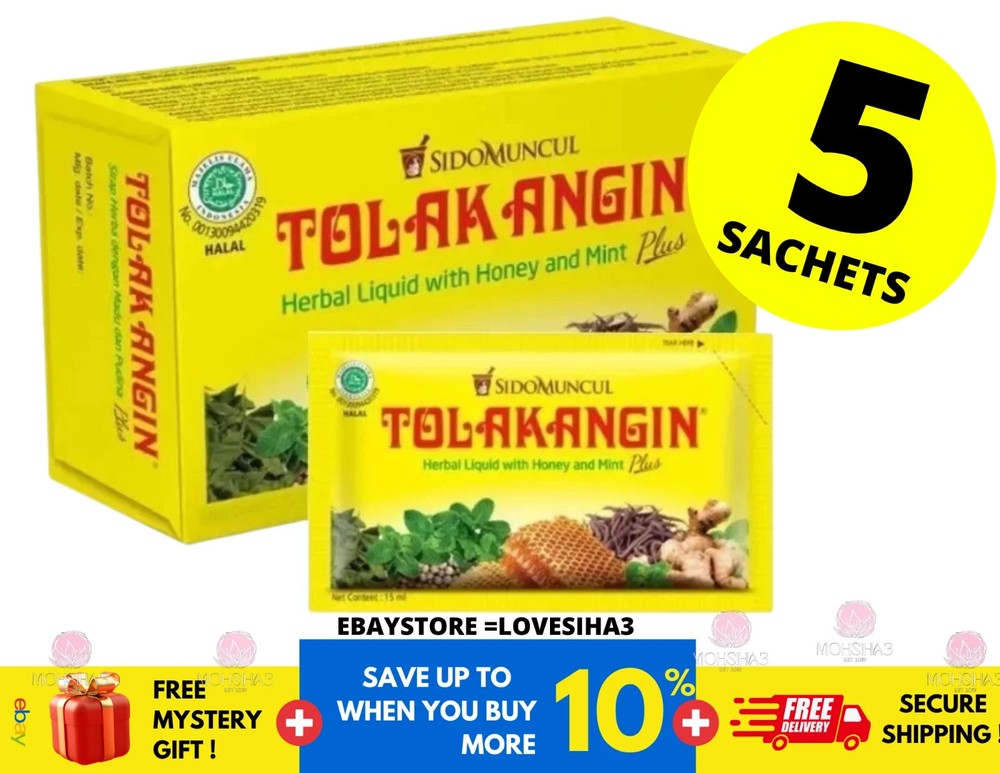 Sido Muncul Tolak Angin Herbal Drink For Relieving Nausea, Stomach Aches