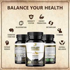 Himalayan Premium Pure Shilajit 120 Caps, IMPROVES VIGOR VITALITY USA